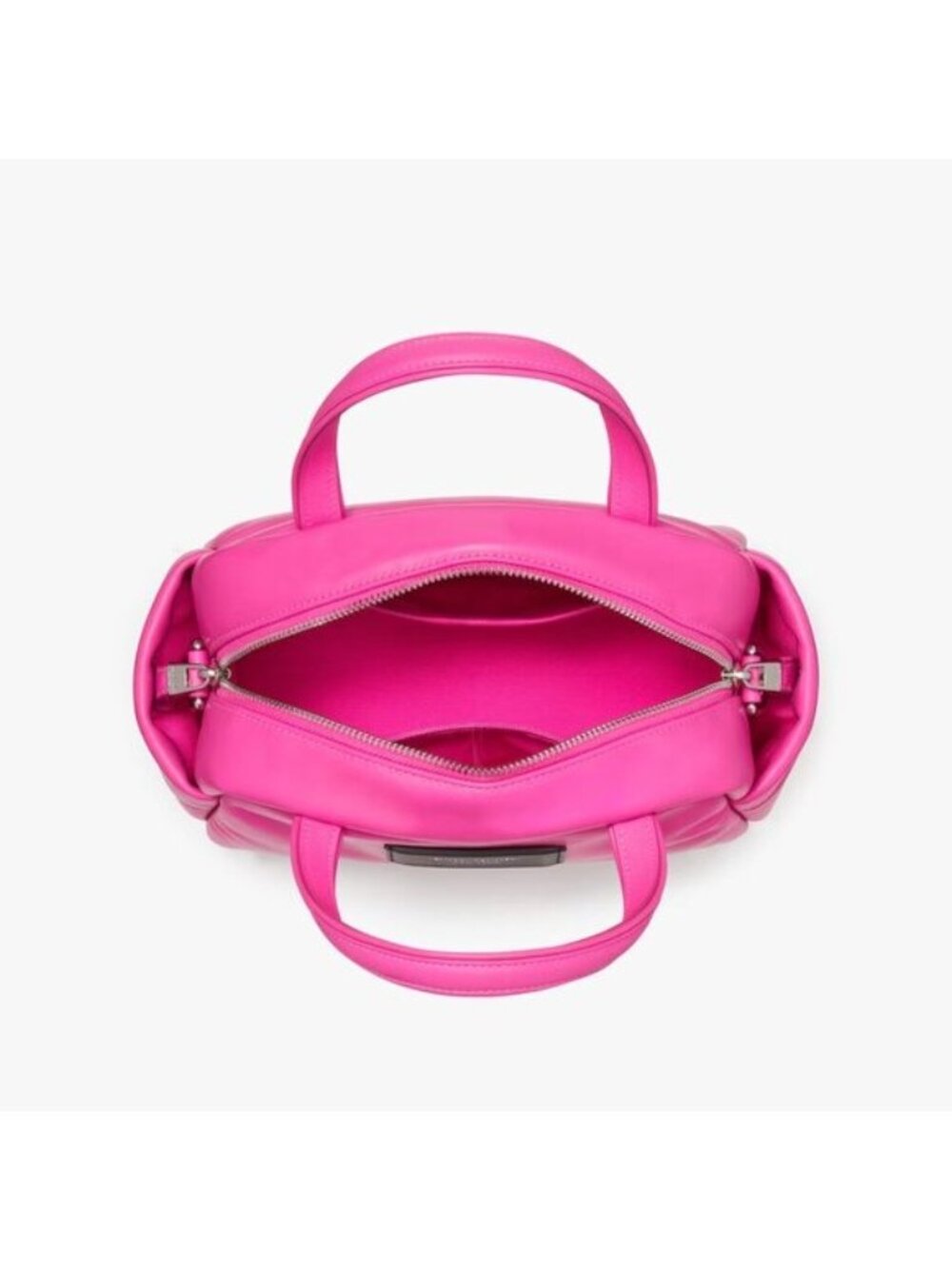 Kate Spade Puffed Satchel Crossbody In Pink Vivid Snapdragon - Picture 4 of 8